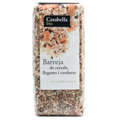 Barreja seca de cereals, llegums i verdures eco Casabella Natura 350g Barreja seca de cereals, llegums i verdures eco Casabella Natura 350g