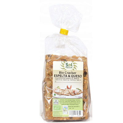Crackers d'espelta amb formatge Crackers d'espelta amb formatge