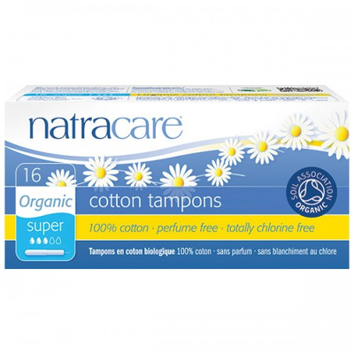Tampons super de cotó ecològic Tampons super de cotó ecològic