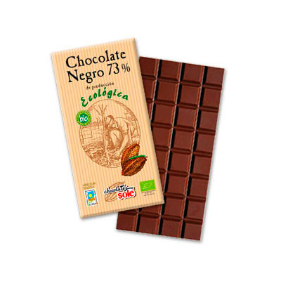 Xocolata 73% cacau eco Sole 100g Xocolata 73% cacau eco Sole 100g
