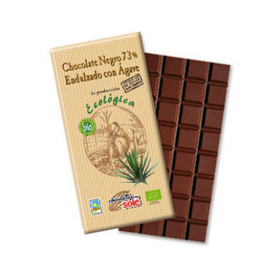 Xocolata 73% cacau amb àgave eco Sole 100g Xocolata 73% cacau amb àgave eco Sole 100g
