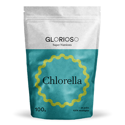Chlorella en pols Chlorella en pols