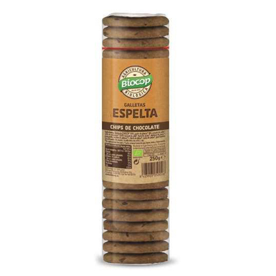 Galetes d'espelta amb xocolata Galetes d'espelta amb xocolata