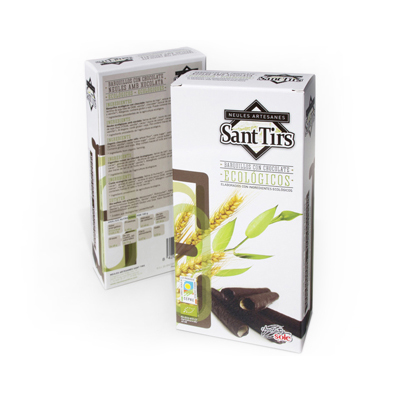Neules ecològiques de xocolata eco 80g Neules ecològiques de xocolata eco 80g