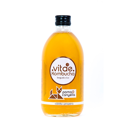 Vitae Kombucha poma i canyella 500ml