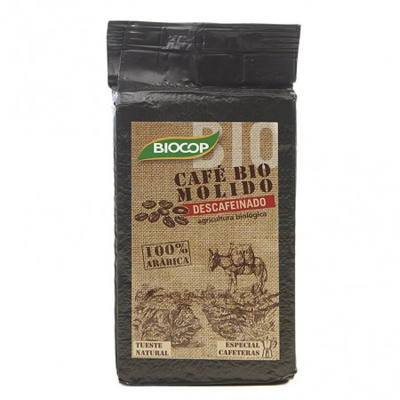 Cafè descafeïnat mòlt eco 100% Aràbica 250g Cafè descafeïnat mòlt eco 100% Aràbica 250g
