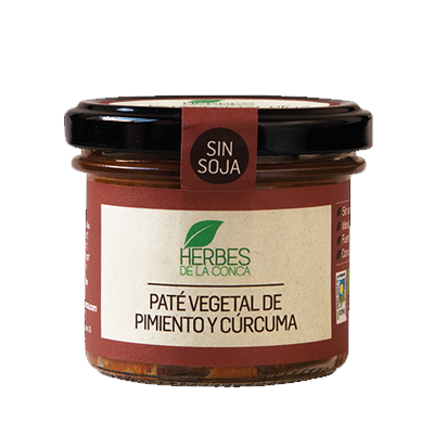 Paté vegetal de pebrot sense soja eco Herbes de la Conca 110 g Paté vegetal de pebrot sense soja eco Herbes de la Conca 110 g