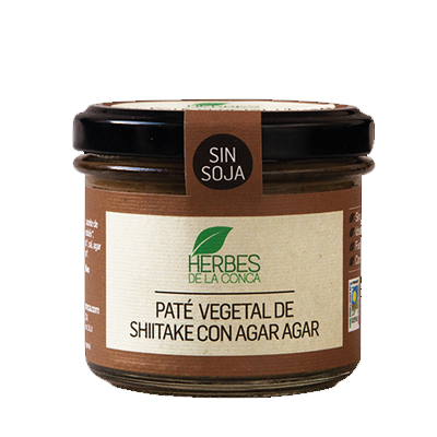 Paté vegetal de xiitake sense soja eco Herbes de la Conca 110 g Paté vegetal de xiitake sense soja eco Herbes de la Conca 110 g