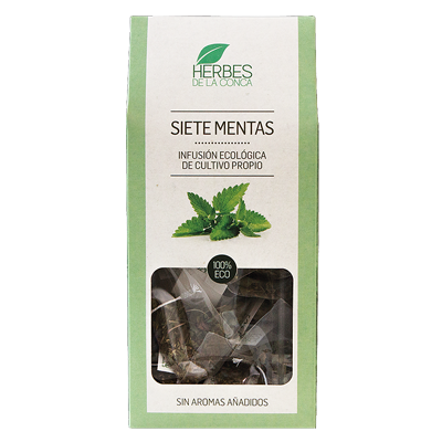 Infusió cinc mentes eco Herbes de la Conca 12 bossetes Infusió cinc mentes eco Herbes de la Conca 12 bossetes