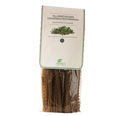 Tallarines amb herbes mediterrànies eco Herbes de la Conca 250 g Tallarines amb herbes mediterrànies eco Herbes de la Conca 250 g