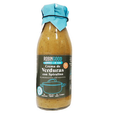 Crema de verdures amb espirulina eco 500ml Crema de verdures amb espirulina eco 500ml