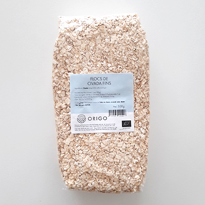 Flocs de civada fins eco Origo 500g Flocs de civada fins eco Origo 500g