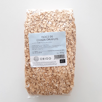 Flocs de civada gruixuts Origo 500g Flocs de civada gruixuts Origo 500g