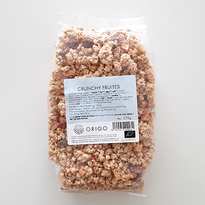 Krunchy fruites eco Origo 375g Krunchy fruites eco Origo 375g