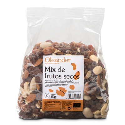Mix de fruits secs eco Oleander 1kg Mix de fruits secs eco Oleander 1kg
