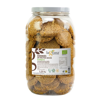 Cookies de civada i espelta amb fruits secs 1,25 kg