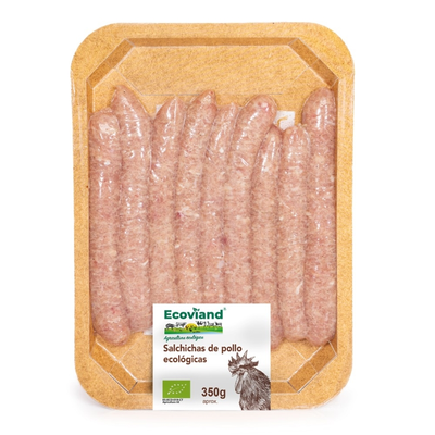Salsitxa de pollastre ecològica 350g Salsitxa de pollastre ecològica 350g