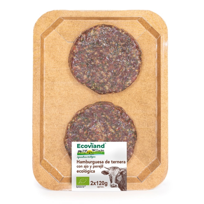 Hamburguesa de vedella all i julivert eco 2x120g