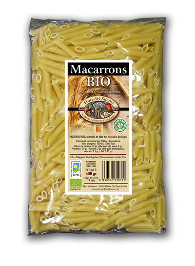 Macarrons de blat Macarrons de blat