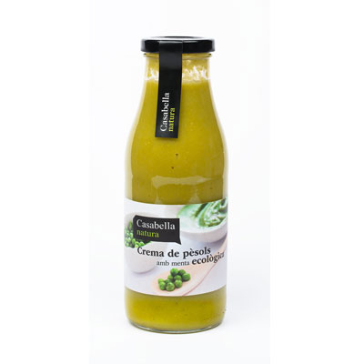 Crema de pèsols amb menta eco 500ml Crema de pèsols amb menta eco 500ml