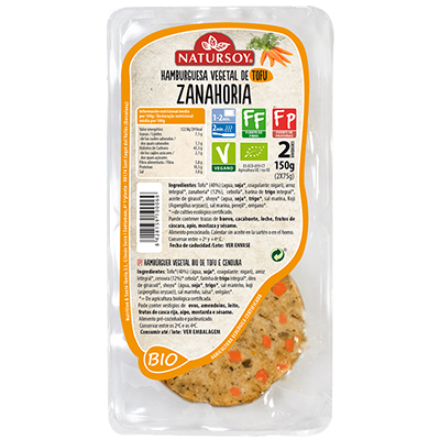 Hamburguesa vegetal de pastanaga Hamburguesa vegetal de pastanaga