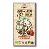 Xocolata negra 73% amb avellanes Sole